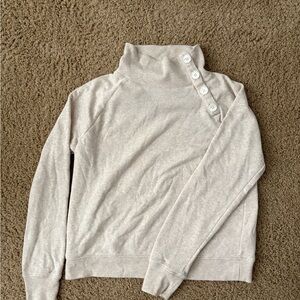 J. Crew Cream Turtleneck Sweater Soft Knit Classic Design